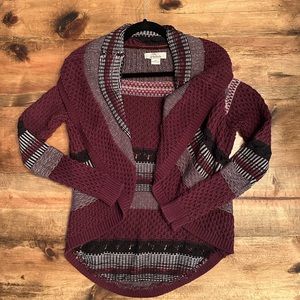 Women’s Sweater. Size: XS, Brand: Bob Timberlake by Bass Pro Shops. Burgundy